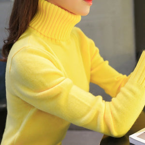 Autumn  Pullovers Turtleneck