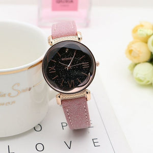Fashion Gogoey Brand Rose Gold Leather Watches