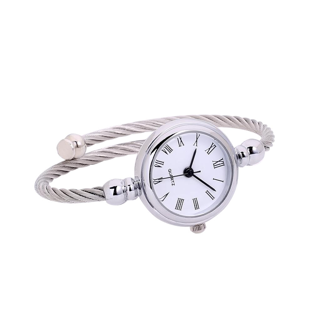 Glass Mirror Bracelet Watch Roman Numerals