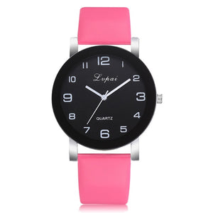 Casual Quartz Watch Leather