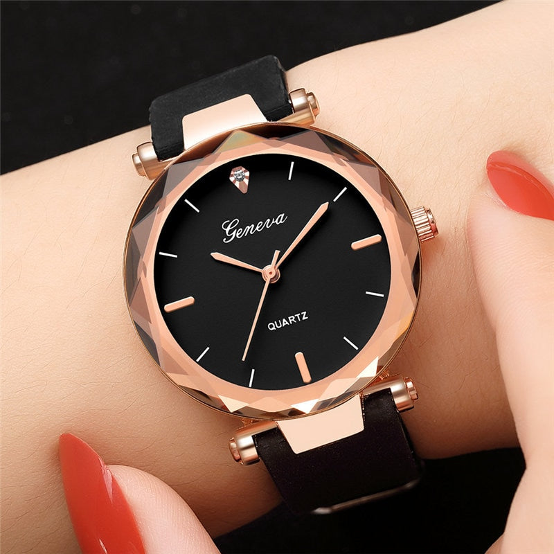 Geneva Fashion Luxury Brand Women Watch