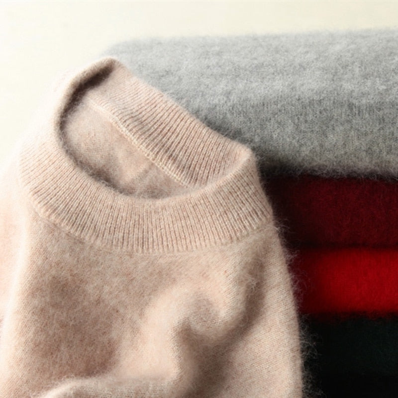 Super Warm Pure Mink Cashmere Sweaters