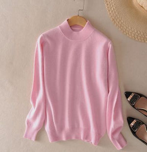 Fashion Cashmere Blended Knitted Sweater